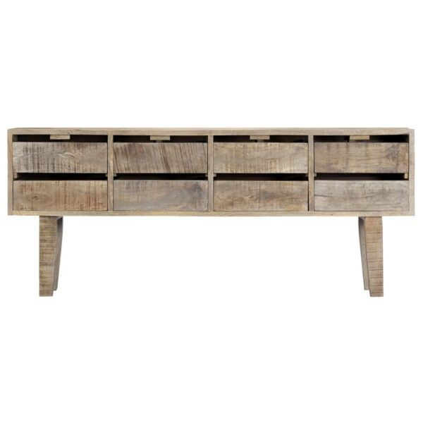 vidaXL Sideboard 55.1"x11.8"x23.6" Solid Mango Wood - Image 2