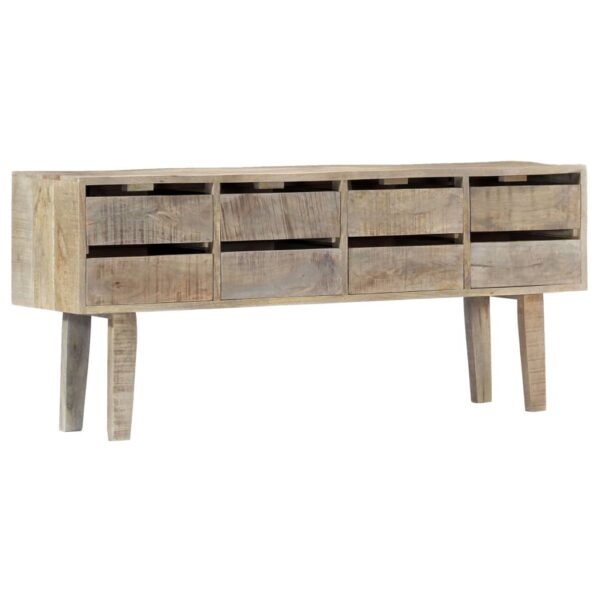 vidaXL Sideboard 55.1"x11.8"x23.6" Solid Mango Wood - Image 11