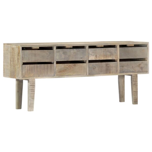 vidaXL Sideboard 55.1"x11.8"x23.6" Solid Mango Wood - Image 8