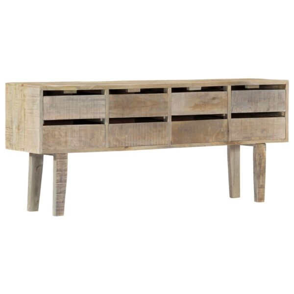 vidaXL Sideboard 55.1"x11.8"x23.6" Solid Mango Wood - Image 10