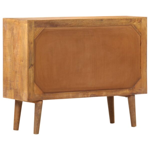 vidaXL Sideboard with Printed Pattern 35.4"x11.8"x27.6" Solid Mango Wood - Image 4