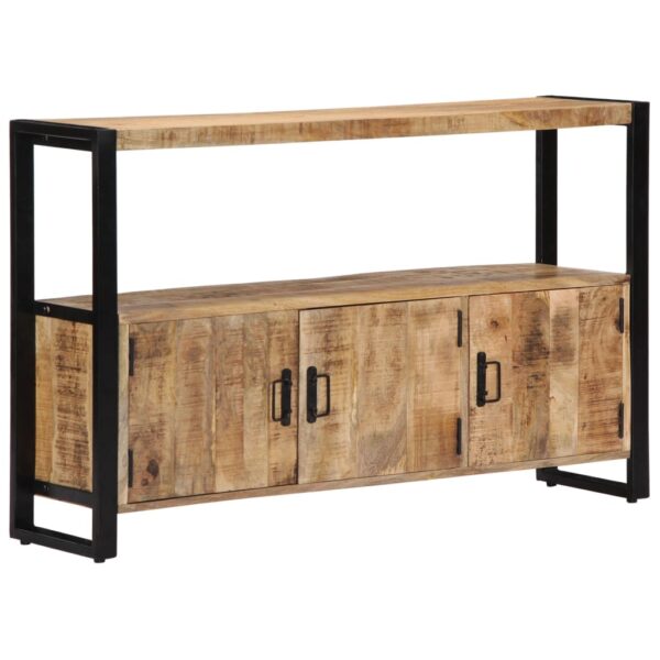 vidaXL Side Cabinet 47.2"x11.8"x29.5" Solid Mango Wood - Image 9