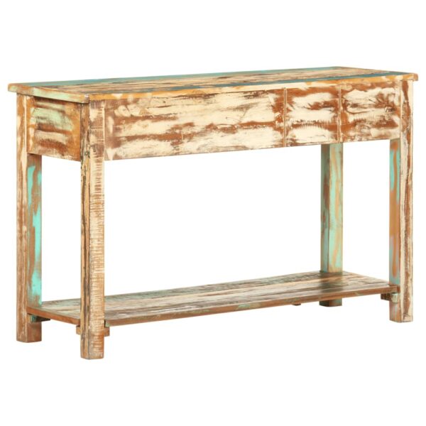 vidaXL Console Table 47.2"x15.7"x29.5" Solid Reclaimed Wood - Image 4