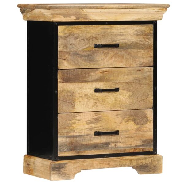 vidaXL Chest of Drawers 23.6"x11.8"x29.5" Solid Mango Wood - Image 11