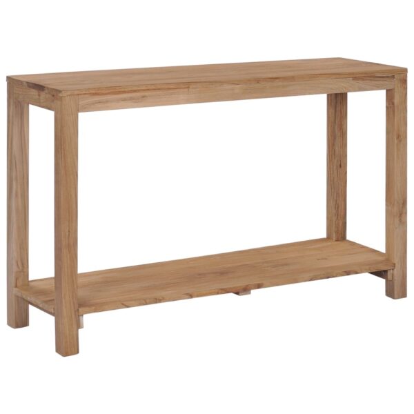 vidaXL Console Table 47.2"x13.8"x29.5" Solid Wood Teak