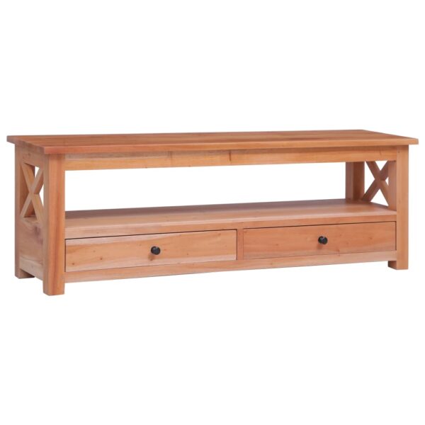 vidaXL TV Stand 47.2"x11.8"x15.7" Solid Wood Mahogany