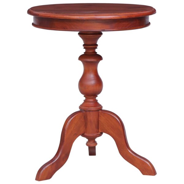 vidaXL Side Table Brown 19.7"x19.7"x25.6" Solid Mahogany Wood