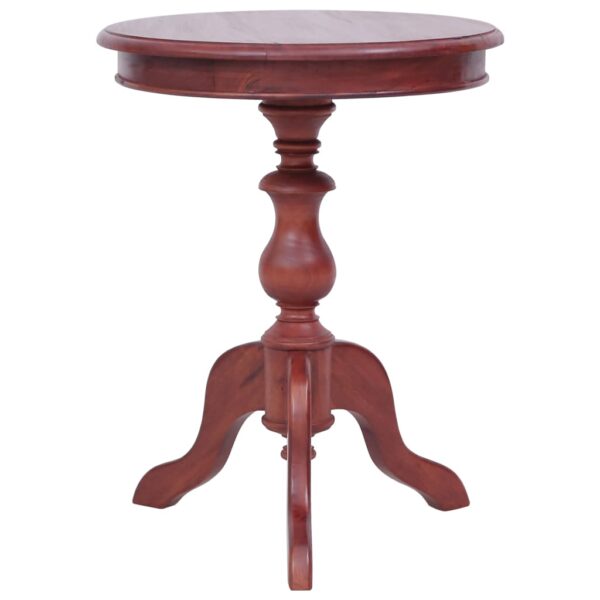 vidaXL Side Table Brown 19.7"x19.7"x25.6" Solid Mahogany Wood - Image 2