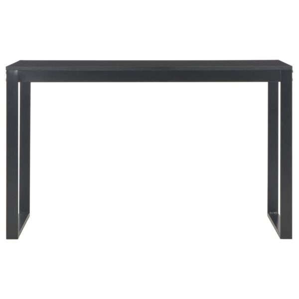 vidaXL Computer Desk Black 47.2"x23.6"x27.6" - Image 3