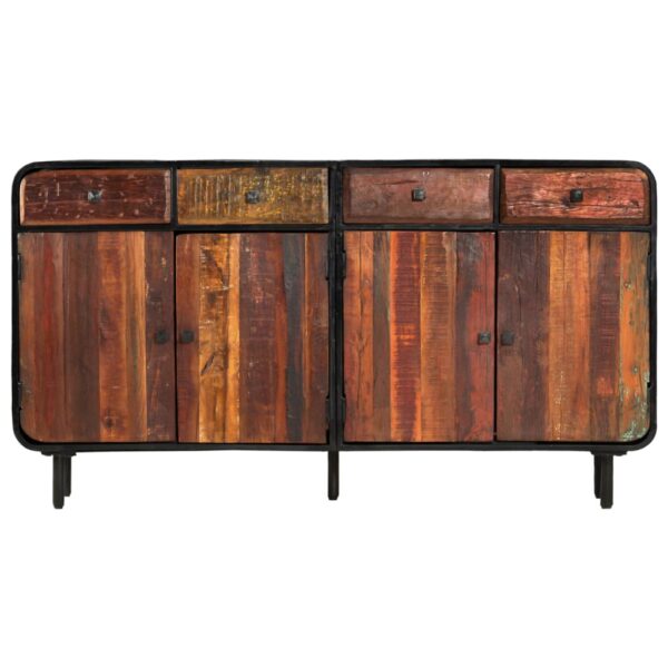 vidaXL Sideboard Solid Reclaimed Wood 55.1"x13.8"x29.9" - Image 4