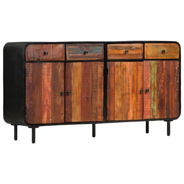 vidaXL Sideboard Solid Reclaimed Wood 55.1"x13.8"x29.9" - Image 10