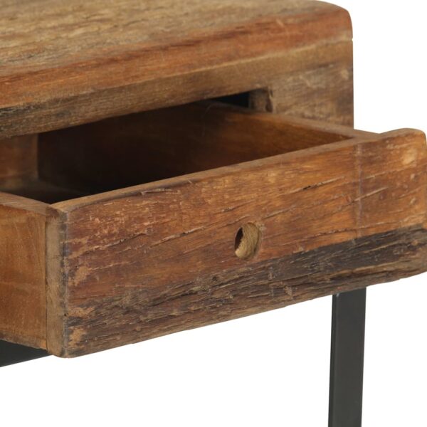 vidaXL Bedside Cabinet 15.7"x13.8"x15.7" Solid Reclaimed Wood - Image 4