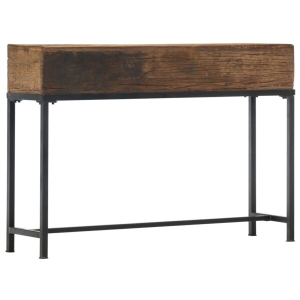 vidaXL Console Table 47.2"x11.8"x31.5" Solid Reclaimed Wood - Image 5