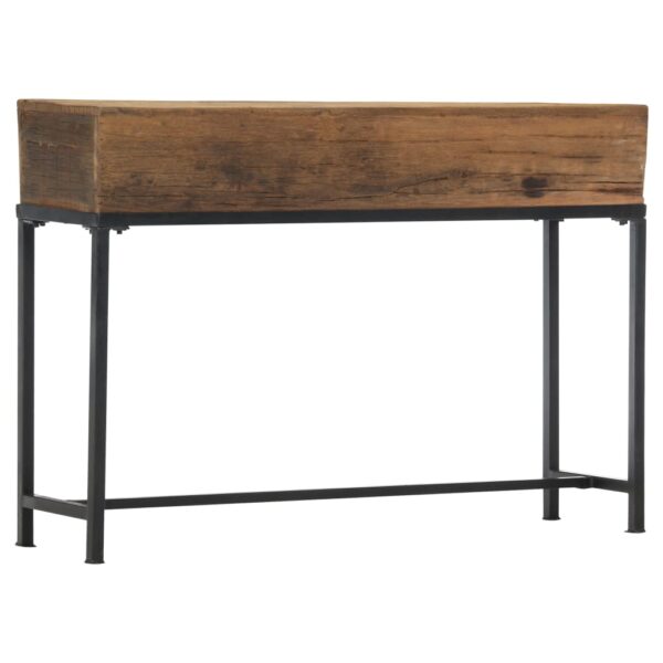 vidaXL Console Table 47.2"x11.8"x31.5" Solid Reclaimed Wood - Image 6