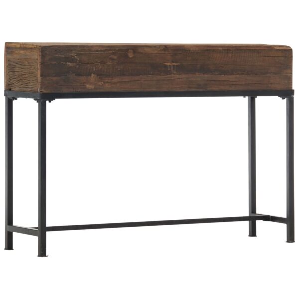 vidaXL Console Table 47.2"x11.8"x31.5" Solid Reclaimed Wood - Image 7