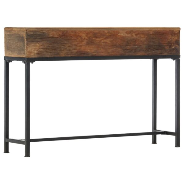 vidaXL Console Table 47.2"x11.8"x31.5" Solid Reclaimed Wood - Image 8