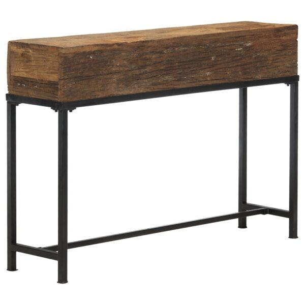 vidaXL Console Table 47.2"x11.8"x31.5" Solid Reclaimed Wood - Image 9