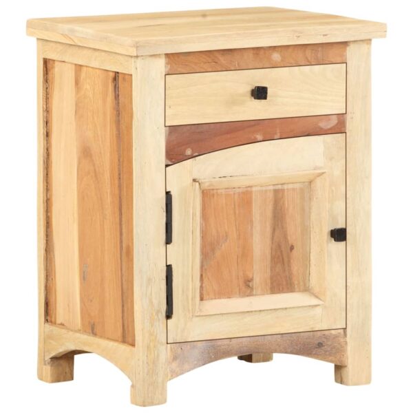 vidaXL Bedside Cabinet 15.7"x11.8"x19.7" Solid Reclaimed Wood - Image 12