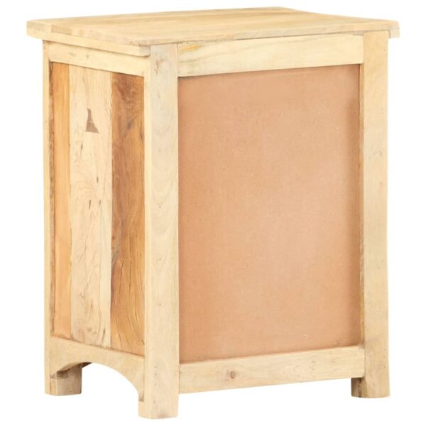 vidaXL Bedside Cabinet 15.7"x11.8"x19.7" Solid Reclaimed Wood - Image 5