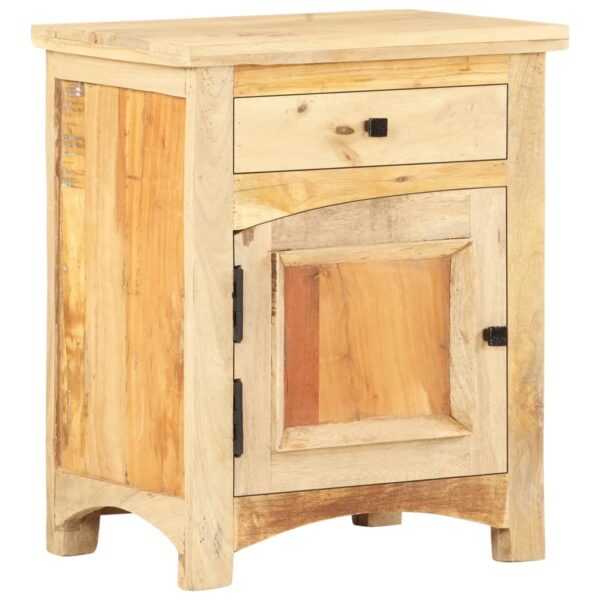 vidaXL Bedside Cabinet 15.7"x11.8"x19.7" Solid Reclaimed Wood - Image 10