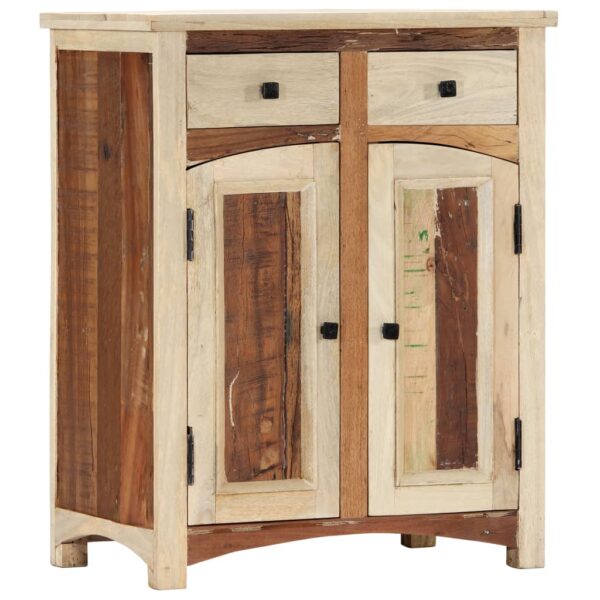 vidaXL Side Cabinet 23.6"x11.8"x29.5" Solid Reclaimed Wood - Image 11