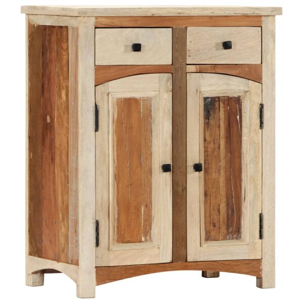 vidaXL Side Cabinet 23.6"x11.8"x29.5" Solid Reclaimed Wood - Image 9