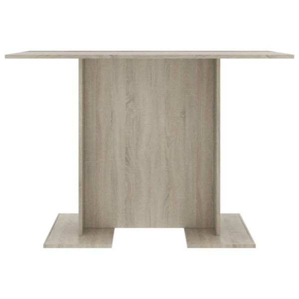 vidaXL Dining Table Sonoma Oak 43.3"x23.6"x29.5" Engineered Wood - Image 3