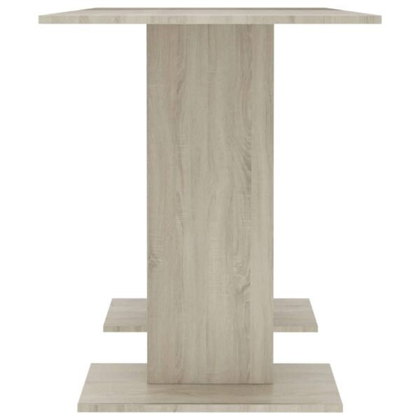 vidaXL Dining Table Sonoma Oak 43.3"x23.6"x29.5" Engineered Wood - Image 4