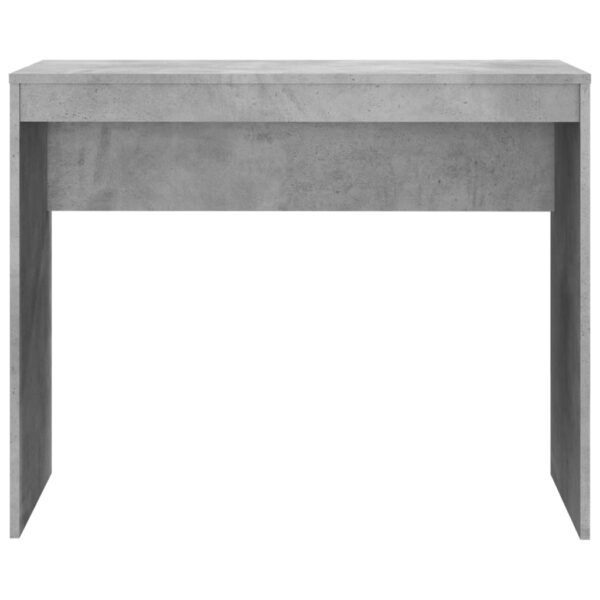 vidaXL Desk Concrete Gray 35.4"x15.7"x28.3" Engineered Wood - Image 5