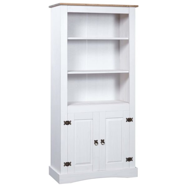 vidaXL Cupboard Mexican Pine Corona Range White 31.5"x15.7"x66.9"