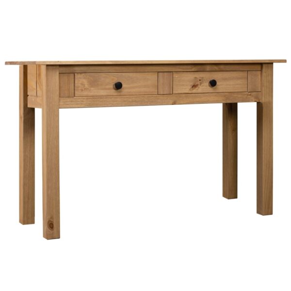 vidaXL Console Table 43.3"x15.7"x28.3" Solid Pine Wood Panama Range