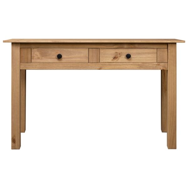 vidaXL Console Table 43.3"x15.7"x28.3" Solid Pine Wood Panama Range - Image 2