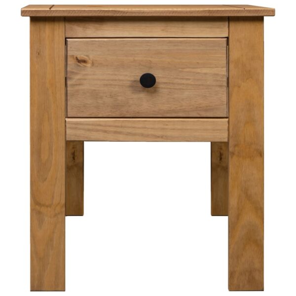 vidaXL Bedside Cabinet 18.1"x15.7"x22.4" Pine Panama Range - Image 3