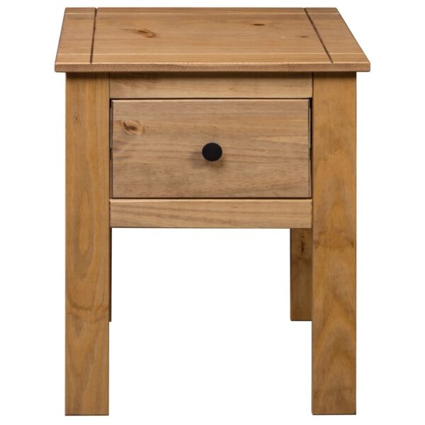 vidaXL Bedside Cabinet 18.1"x15.7"x22.4" Pine Panama Range - Image 6