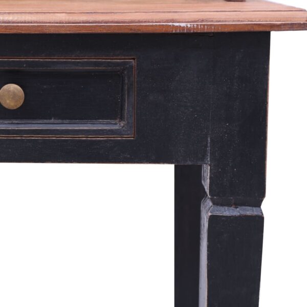 vidaXL Writing Desk with Drawers 35.4"x19.7"x39.8" Solid Reclaimed Wood - Image 7