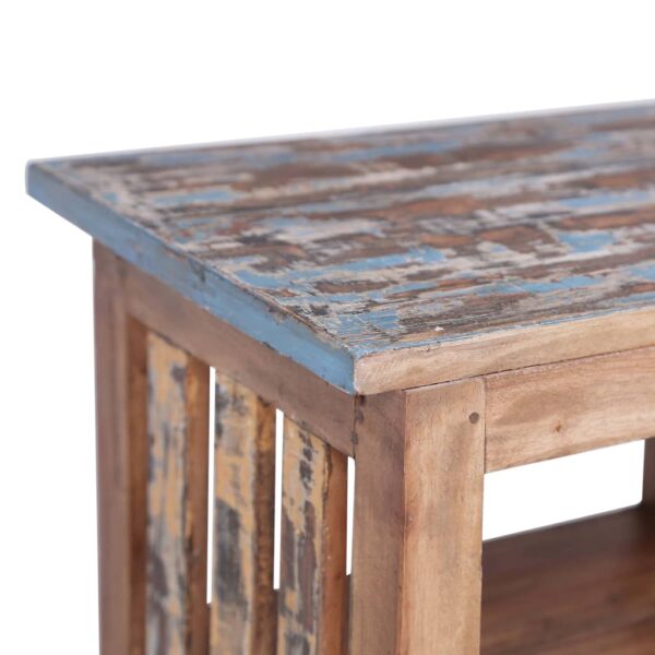 vidaXL Bedside Cabinet 16.1"x11.8"x19.7" Solid Reclaimed Wood - Image 6