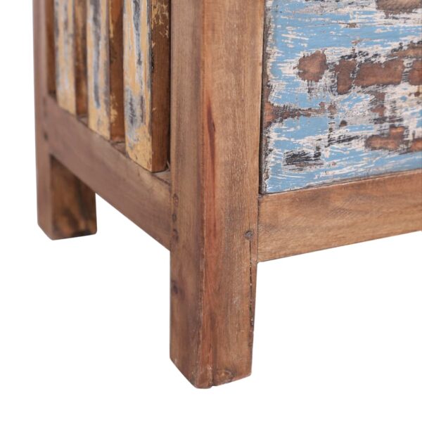 vidaXL Bedside Cabinet 16.1"x11.8"x19.7" Solid Reclaimed Wood - Image 8