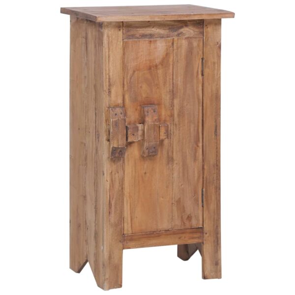 vidaXL Bedside Cabinet 16.9"x12.2"x31.5" Solid Wood Mahogany