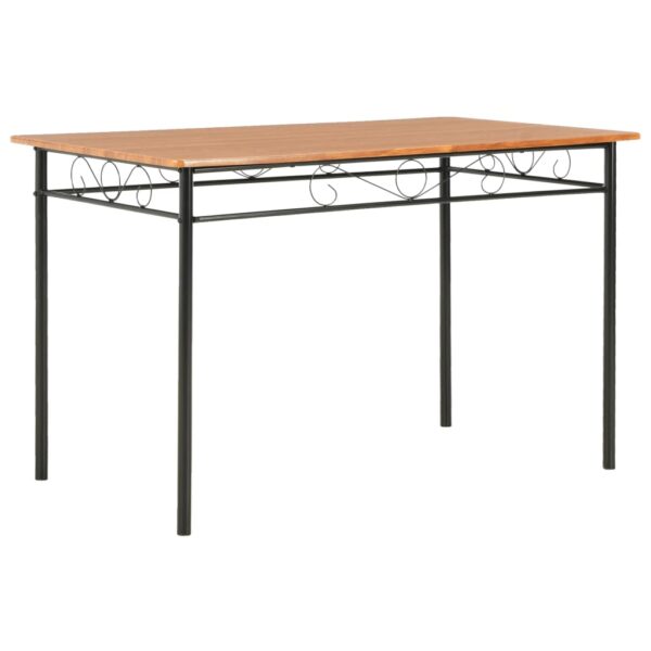 vidaXL Dining Table Brown 47.2"x27.6"x29.5" MDF