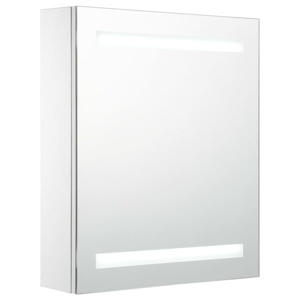 vidaXL LED Bathroom Mirror Cabinet 19.7"x5.3"x23.6" - Image 2