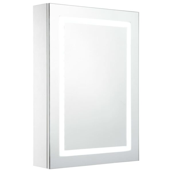 vidaXL LED Bathroom Mirror Cabinet 19.7"x5.1"x27.6" - Image 2