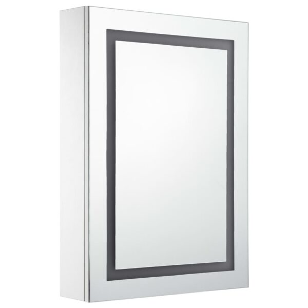 vidaXL LED Bathroom Mirror Cabinet 19.7"x5.1"x27.6" - Image 3