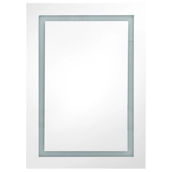 vidaXL LED Bathroom Mirror Cabinet 19.7"x5.1"x27.6" - Image 5