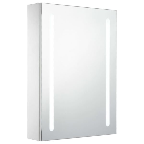 vidaXL LED Bathroom Mirror Cabinet 19.7"x5.1"x27.6" - Image 2