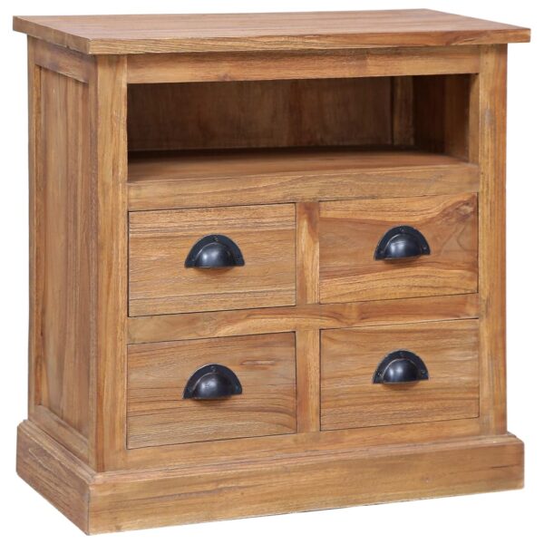 vidaXL Side Cabinet 23.6"x11.8"x23.6" Solid Teak