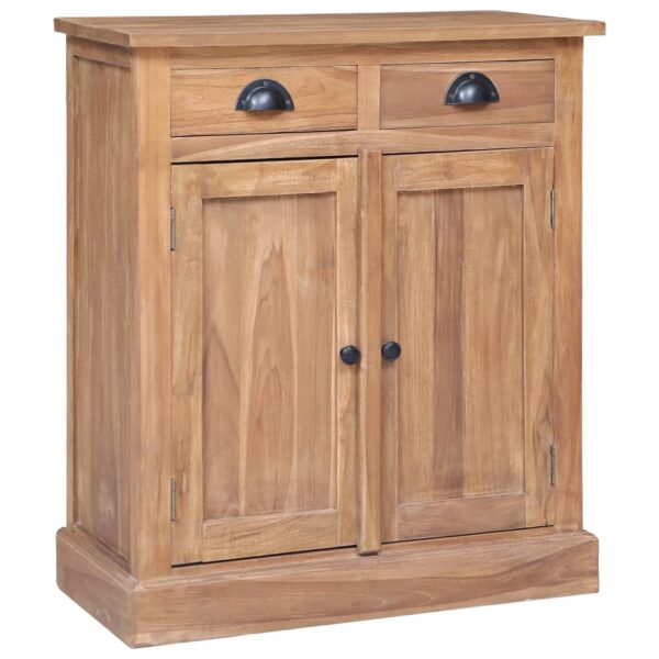 vidaXL Side Cabinet 25.6"x11.8"x29.5" Solid Teak