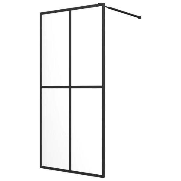 vidaXL Walk-in Shower Screen Clear Tempered Glass 31.5"x76.8" - Image 2