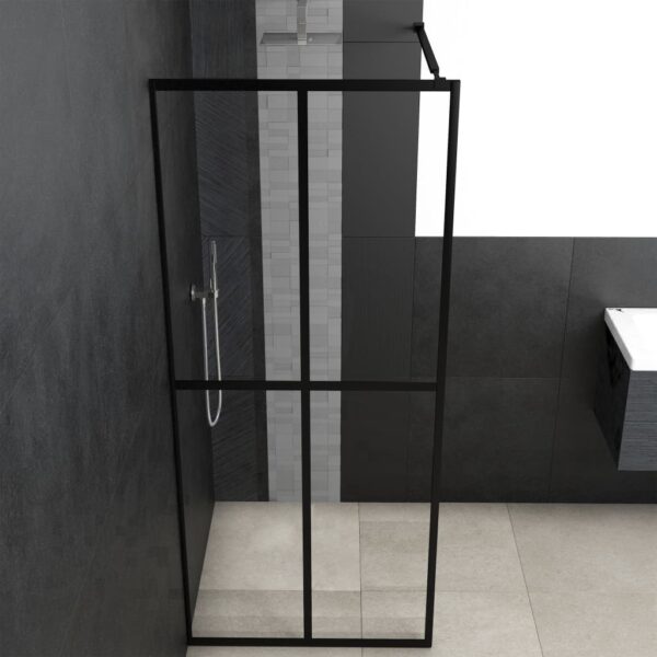 vidaXL Walk-in Shower Screen Clear Tempered Glass 31.5"x76.8" - Image 3