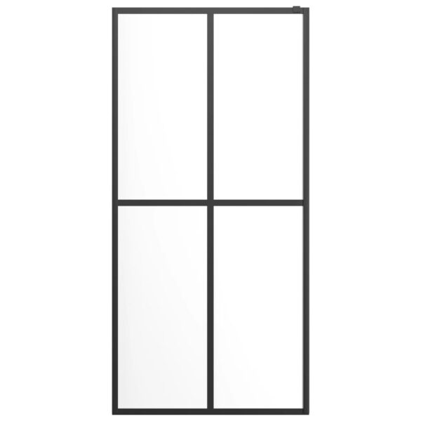 vidaXL Walk-in Shower Screen Clear Tempered Glass 31.5"x76.8" - Image 4