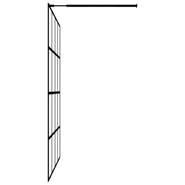 vidaXL Walk-in Shower Screen Frosted Tempered Glass 31.5"x76.8" - Image 4